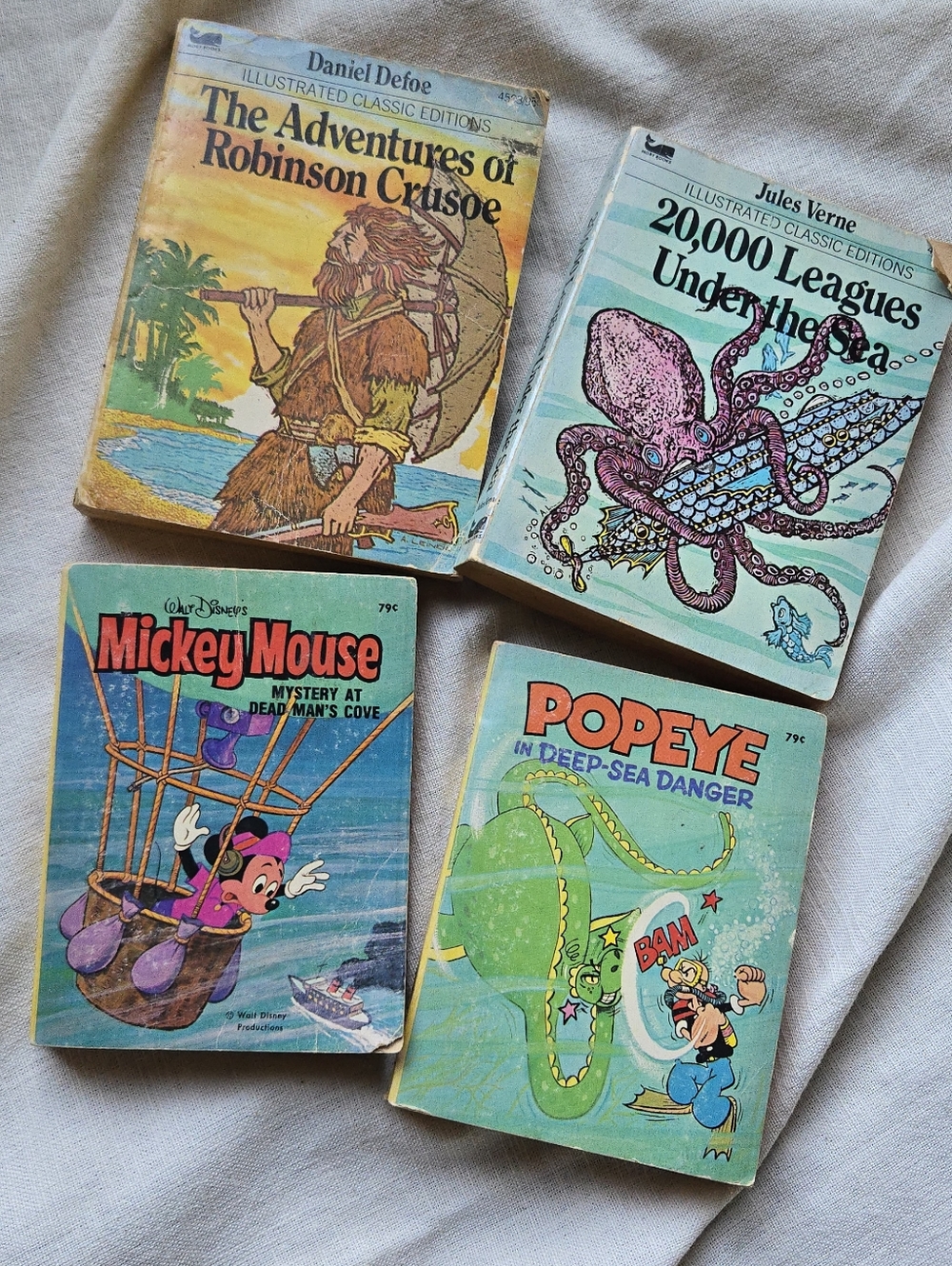 Lot of 4 Vintage Childrens Books